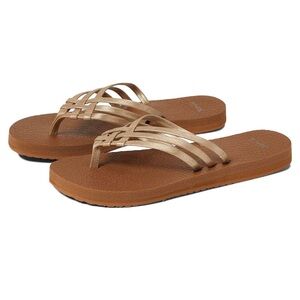 Sanuk Yoga Sandy Metallic Flip Flop Sandals